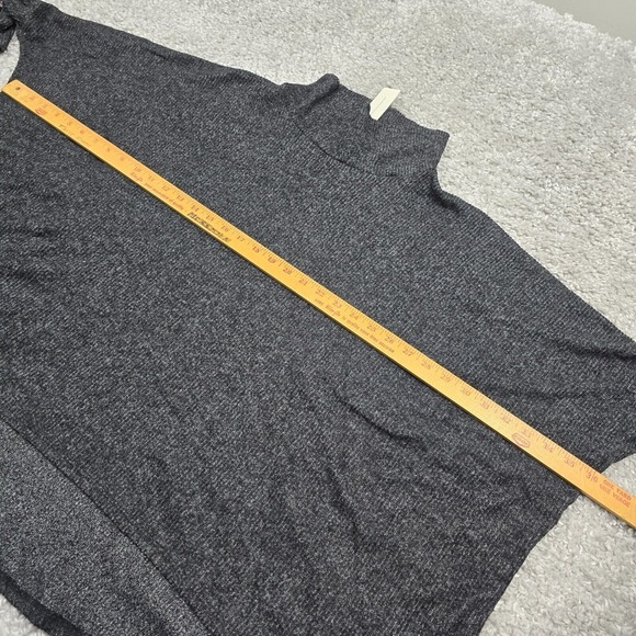 Amadi Gray Poncho‎ Top Small Cowl Neck Oversized Dolman Sleeve Soft Cozy Boho - Picture 10 of 13